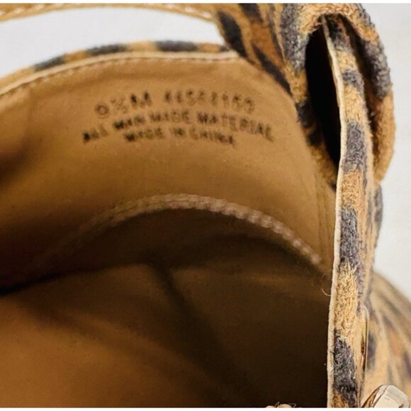 C Comfort Est 1946 Leopard Print Block Heel Platform Mules Slide Shoe Sz 9.5 M - Picture 12 of 16